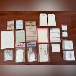 Stationery Bundle - Stickers, Notepads, PET Packs, Planners & More (17+ Pieces)